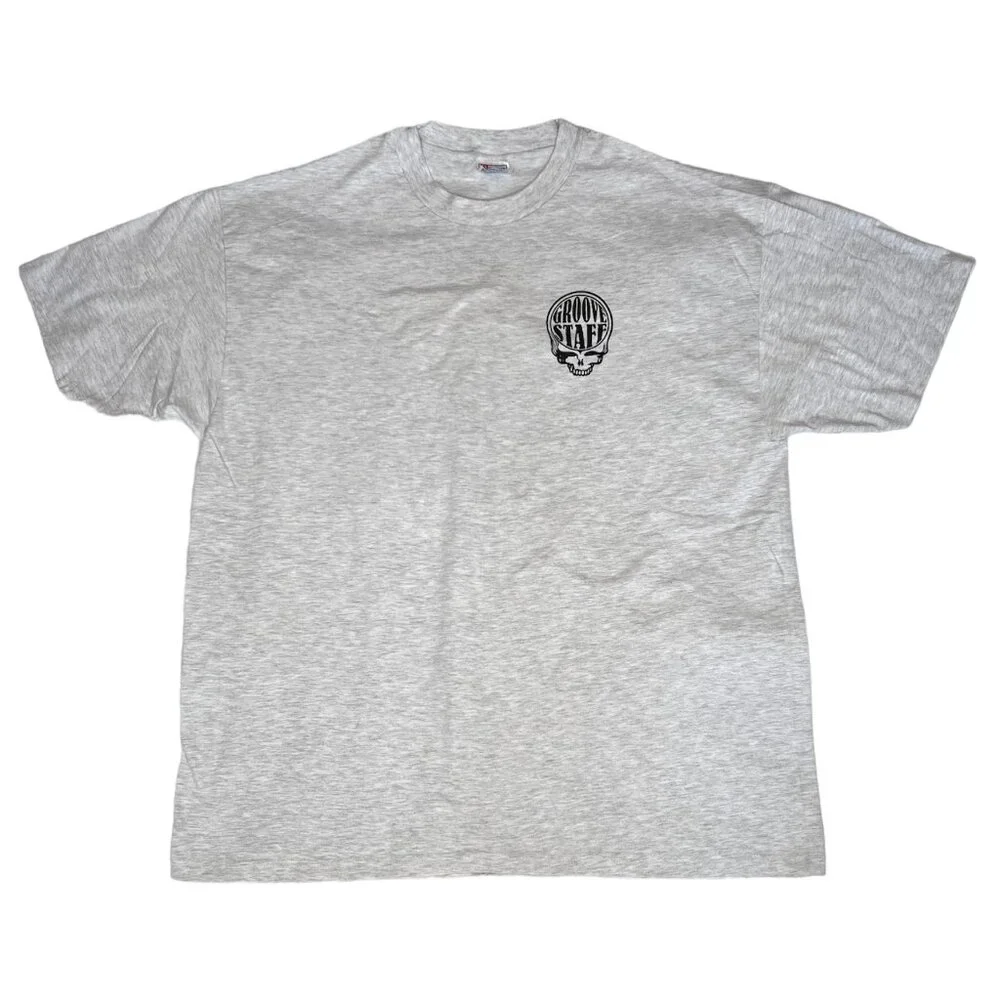 Vintage 90s Y2K Groove Staff Stealie Shirt - Picture 2 of 4